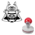 thumbnail image 1 of Japanese Samurai Face Armor Self-Inking Photosensitive Planner Scrapbooking Stamps, 1 of 1