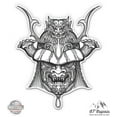 thumbnail image 1 of Japanese Samurai Mask - 5" Vinyl Sticker - For Car Laptop I-Pad - Waterproof Decal, 1 of 1