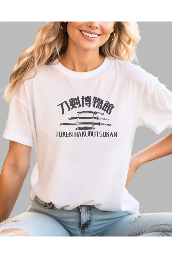 Japanese Samurai Sword Cotton casual T-shirt