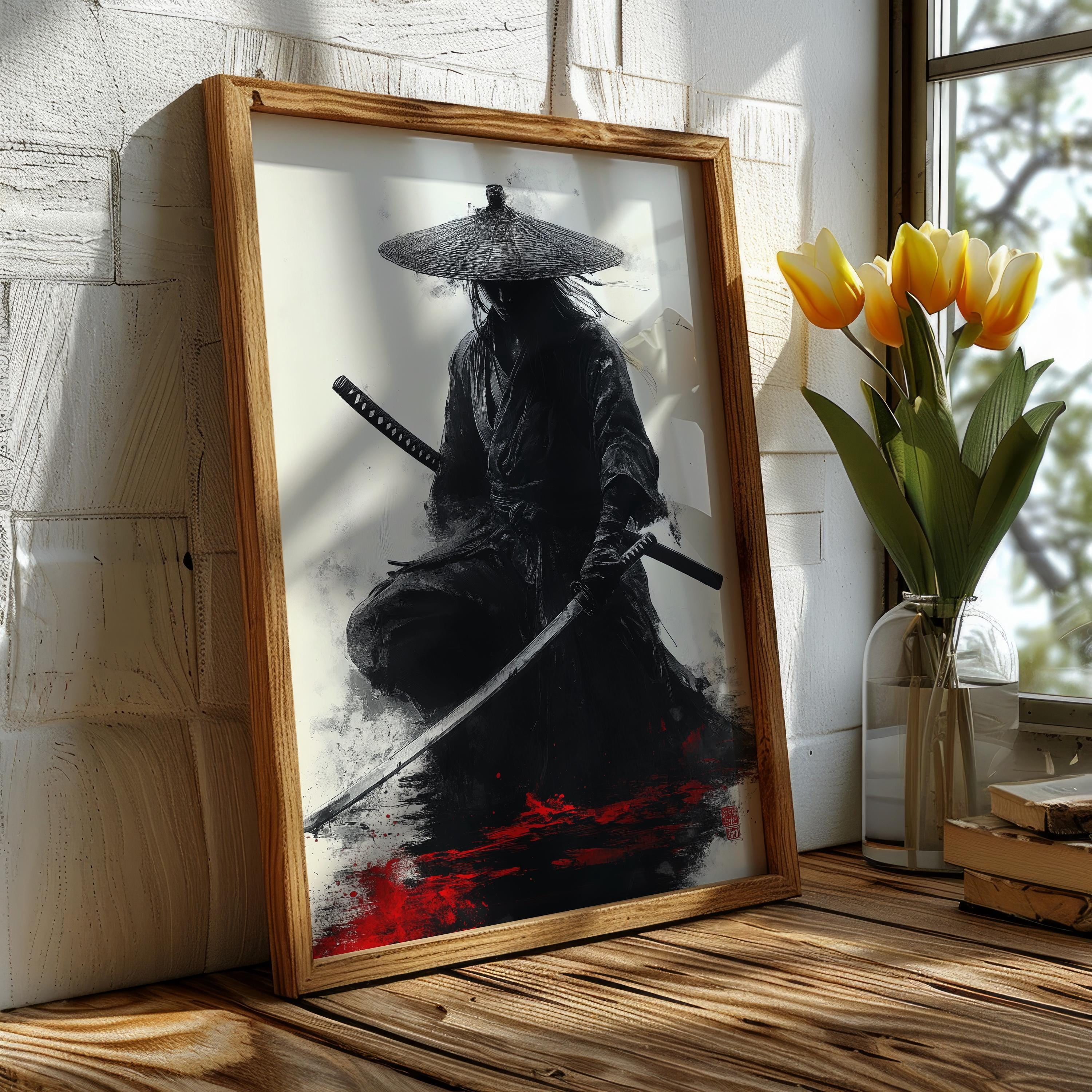 Japanese Samurai Sword Ronin Warrior And Samurai Bushido Samurai ...