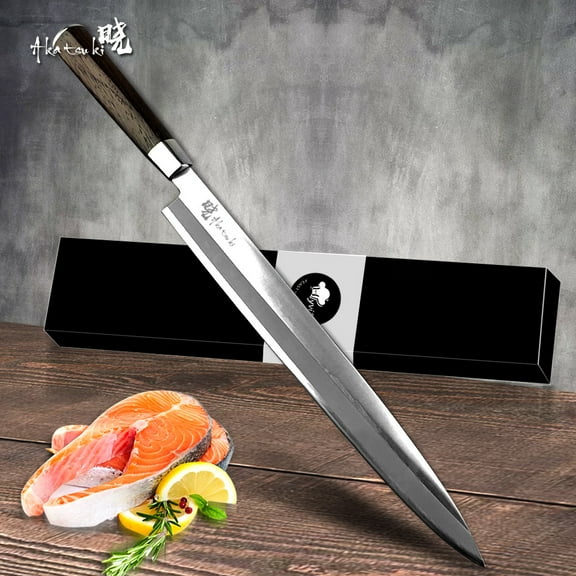 Japanese Sashimi Knife with Giftcase 10.5inch High Carbon Stainless Steel Sushi Chef Knives Fish Filleting Slicing Cutter Cooking Tool