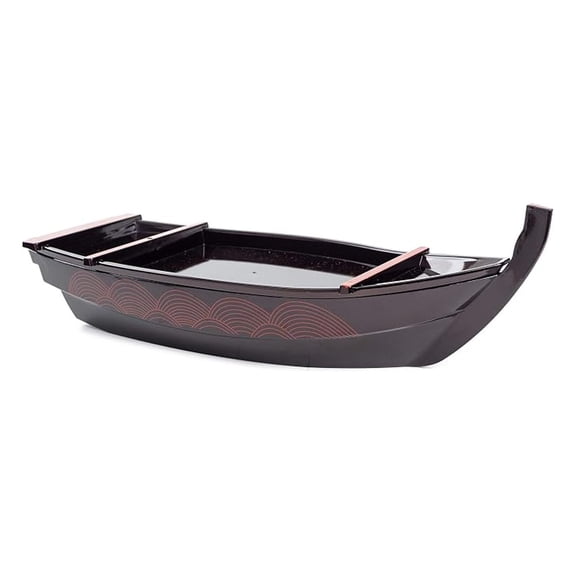 Japanese Sashimi Sushi Boat Plate Detachable Serving Tray For Restaurant Home Dining Decorative Dinnerware Party Hosting Display Boat 21"