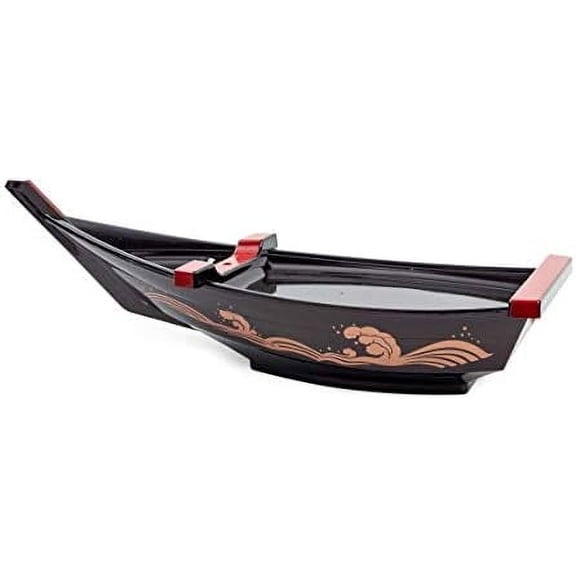 Japanese Sashimi Sushi Boat Plate Detachable Serving Tray For Restaurant Home Dining Decorative Dinnerware Party Hosting Display Boat 19"$$Home Decor, Kitchen, & Other