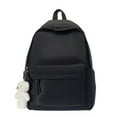 thumbnail image 1 of Japanese Simple Backpack 2023 New Korean Fashion Versatile Middle School Student School Bag Large Capacity Travel Bag Plain Backpack Office Backpack Travel Backpack for Women Approved Backpack Travel, 1 of 3