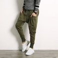 thumbnail image 1 of Japanese Solid Color Plus Size Harem Suspender Pants Youth Casual Trousers Mens Trousers, 1 of 4