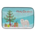 thumbnail image 1 of Japanese Spitz Christmas Tree Dish Drying Mat, 1 of 1