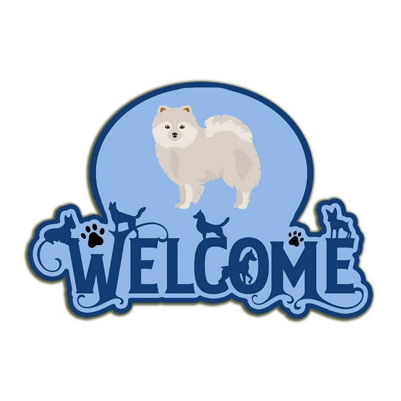 Japanese Spitz Welcome Door Hanger Decoration