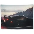 Japanese Sports Car JDM Mk4 Cool Road Tapestry Wall Hanging Curtain