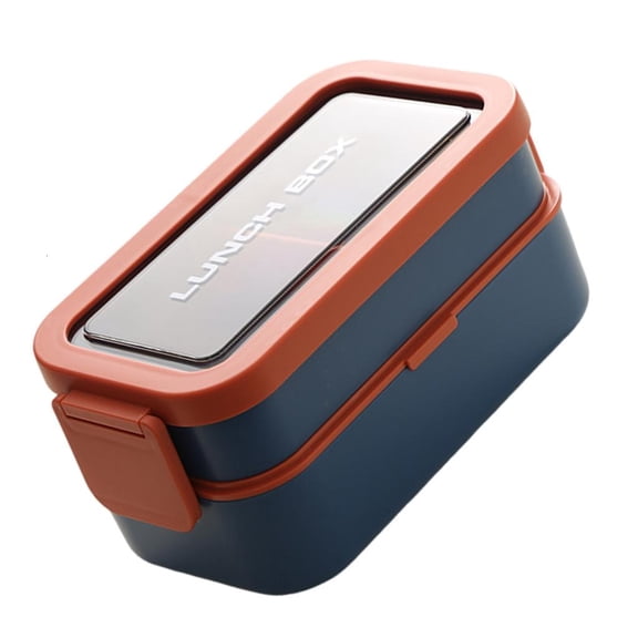 Japanese Stackable Bentos Container Double Compartment Efficient Lunch Box