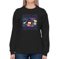 thumbnail image 1 of Japanese Streetwear Emoji - Geisha, Sushi, Ramen, Fuji Women's Sweatshirt, 1 of 4