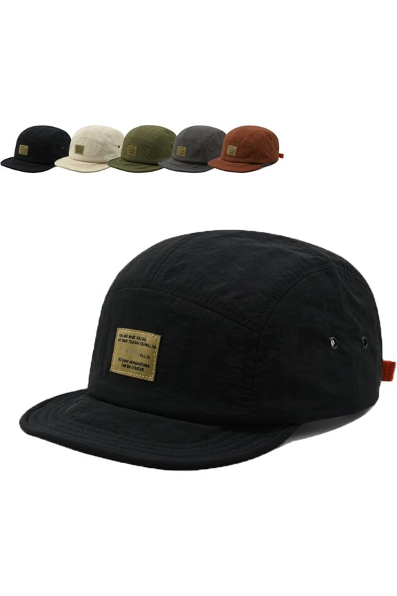 Japanese Streetwear Snapback Cap,Lightweight Breathable Polyester Snapback Hat, Hip-Hop Casual Duckbill Cap