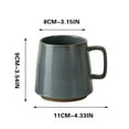 thumbnail image 1 of Japanese Style Advanced Ceramic Mug - Premium Porcelain Coffee Cup, Home Office Tea Coffee Drinkware, 1 of 5