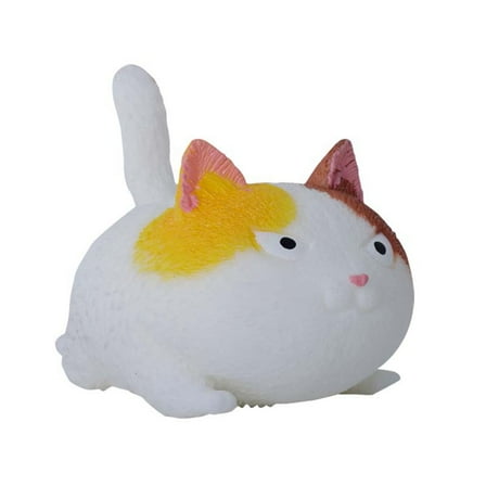 Japanese Style Angry Cat Stress Toy Cute Design Doll Collectible For Anxiety