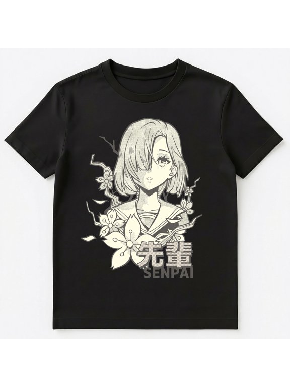 Japanese Style Anime Girl Graphic Unisex T-Shirt