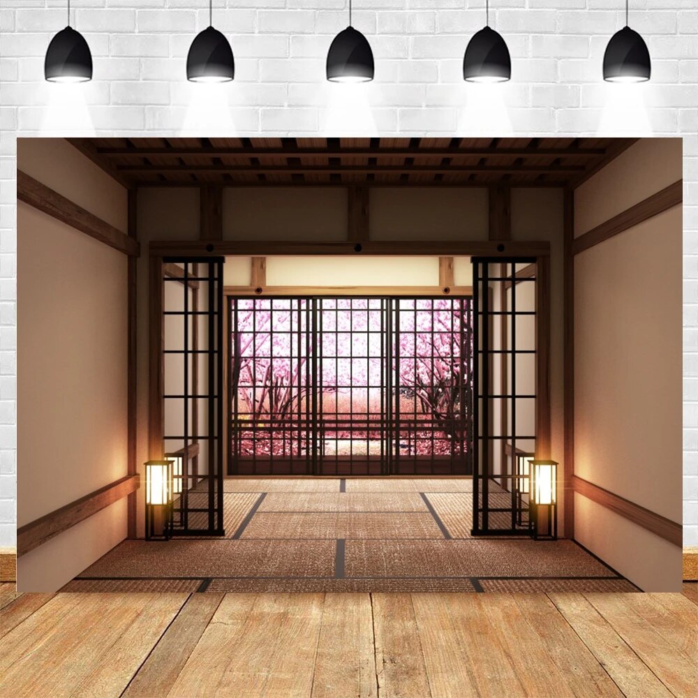 Japanese Design Backdrop Japanese Style Backdrop Nature Living Room r Photography Background ...