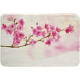Japanese Style Bathroom Rugs Cherry Blossoms Carpet For Boys Girls