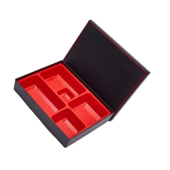 Japanese Style Bentos Box 5/6 Compartment Food Container User Friendly Plastic Lunch Box
