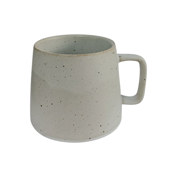 Japanese Style Ceramic Coffee Mug | Insulated Wide Mouth Cup for Hot & Cold Drinks | Ergonomic Handle, Easy to Clean | 1-Pack, 9 x 11 cm