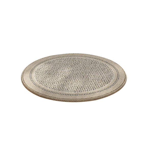 Japanese Style Cooling Floor Cushion 16x16 Inch Thin Pad, Breathable Tatami Mat for Balcony & Meditation, Non-Slip Summer Seat