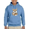 thumbnail image 1 of Japanese Style Corgi W Ramen Hoodie Men -Image by Shutterstock, Male x-Large, 1 of 4