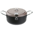 Japanese Style Deep Frying Pot Thermometre Tempura Fryer Pan Fried