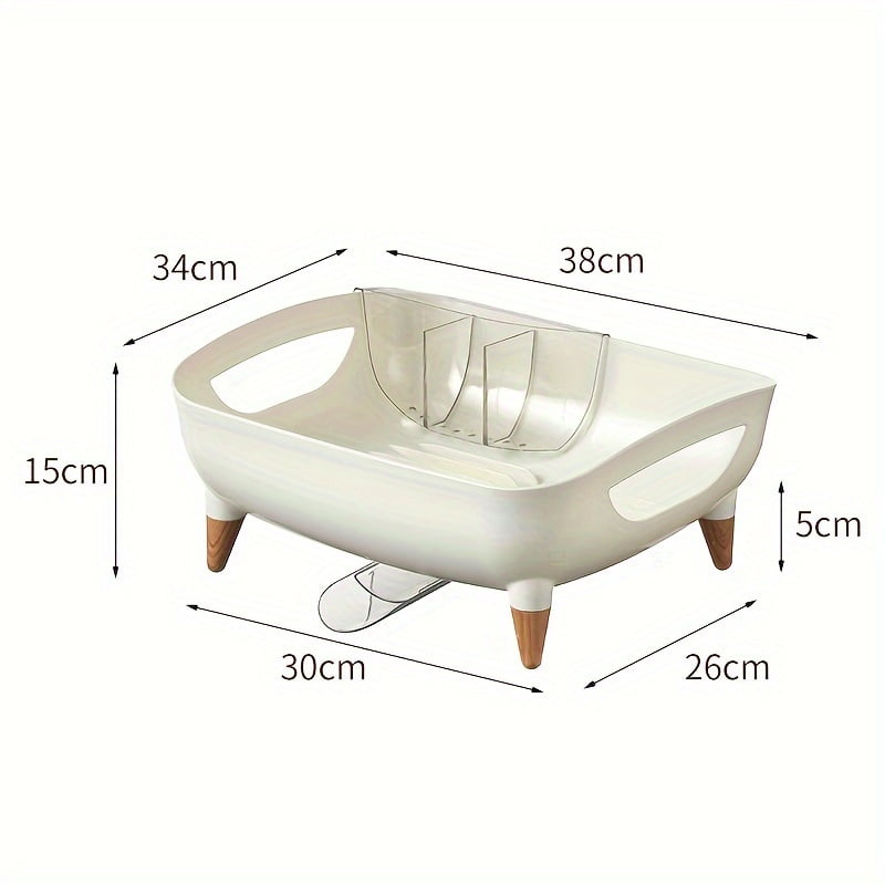 Japanese Style Dish Drying Rack, Space-Saving Kitchen Counter Dish ...