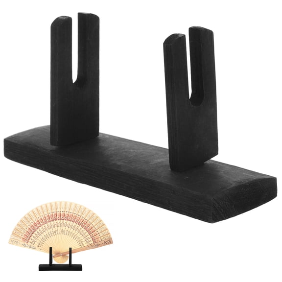 WHAMVOX Fan Storage Rack For Office Wooden 1Pcs 4.3x2.4x1.4in