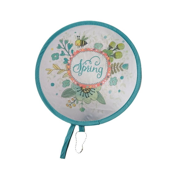 Japanese Style Folding Hand Fan Portable Mini Cartoon Design For Kids And Travel