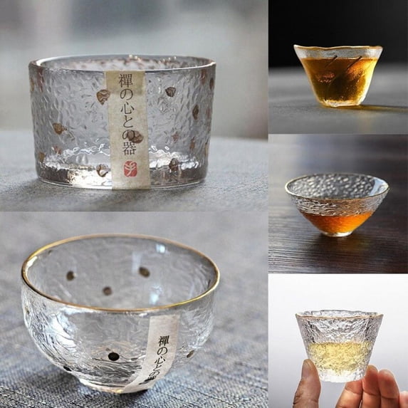 Japanese Style Heat-resistant Glass Cup Handmade Water Tea Wine Whiskey Drink Mug Espresso Coffee Drinkware Drinking Supplies
