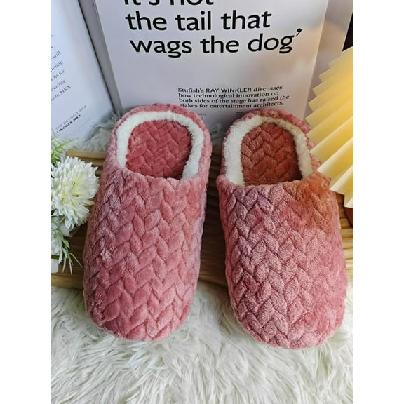 Japanese Style House Slippers, Quiet Soft Sole, Non-Slip, Warm, Unisex