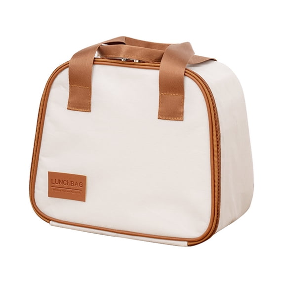 Japanese Style Insulated Lunch Bag, High Value Cloth Handbag for Work, Portable Thermal Bento Storage Bag
