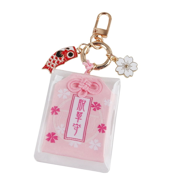 Japanese Style Keychain Decorative Keyring Hanging Pendant Car Bag Key Chain