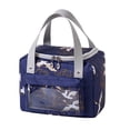 thumbnail image 1 of Japanese Style Lunch Bag Cloth Aluminum Foil Insulated Lunch Picnic Bag For Travel Insulated Lunch Bag, 1 of 3