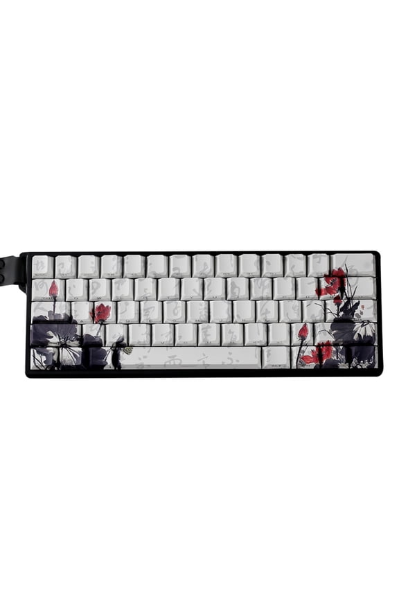 Japanese Style MXes Keycaps 65 Percent Layout OEM Profile PBT Material Dyes Sublimations for GK68 RK68 Keyboards