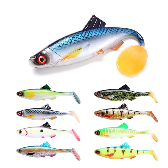 Japanese Style Micro Minnow Fishing Lures 1.57 Inch 0.12 oz Single Hook Design, Tiny Hard Bait for Stream River Freshwater Small Fish Angling