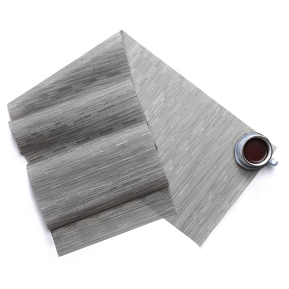 Japanese Style PVC Table Runner, Waterproof Non Slip Dining Table Decor, 135x30cm, 1 Runner