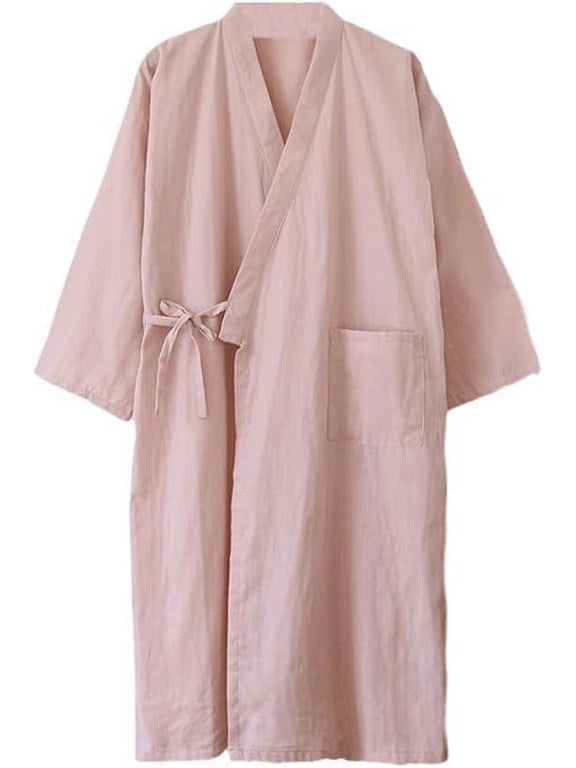 Japanese Style Pajamas Gauze Cotton Japanese Kimono Suit