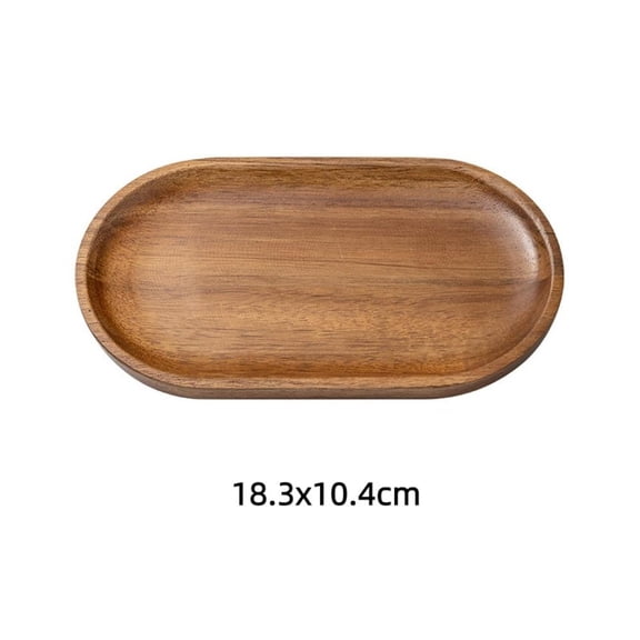 Japanese Style Storage Tray Irregular Cloud Shaped Wooden Tray For Bread Dessert Cake Coffee Tea Cup Household Organizer Plate