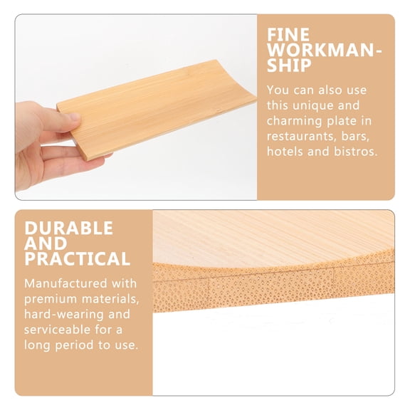 TABLZONE 2-Pack Small Plates for Sashimi Serving, Decorative and Family Dinnerware Set