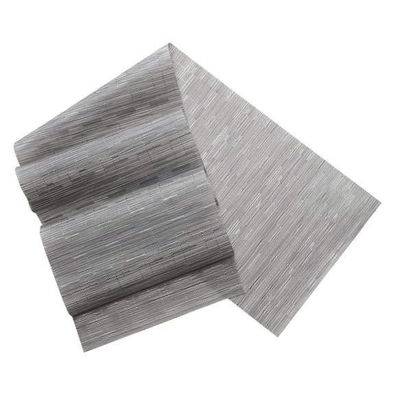 Japanese Style Table Runner, PVC Waterproof Non-Slip Heat Resistant Tablecloth, 135x30cm Textured Weave Dining Table Decor for Wedding Party Picnic Farmhouse