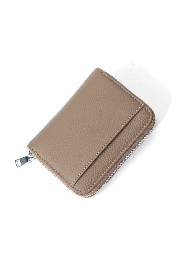 Japanese Style Top Layer Cowhide Women's Wallet Short Genuine Leather RFID Compartment Coin Purse Card Holder Coin Bag