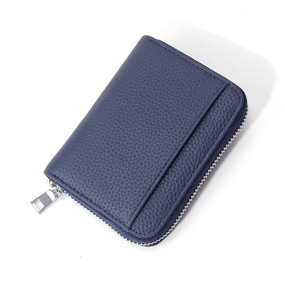 Japanese Style Top Layer Cowhide Women's Wallet Short Genuine Leather RFID Compartment Coin Purse Card Holder Coin Bag