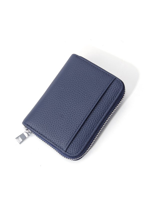 Japanese Style Top Layer Cowhide Women's Wallet Short Genuine Leather RFID Compartment Coin Purse Card Holder Coin Bag