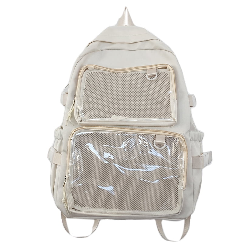 Japanese Style Transparent Ita Bag Comic Cons Large Capacity Women Backpack Fashion School Bags for College Student JK