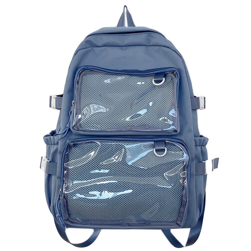 Japanese Style Transparent Ita Bag Comic Cons Large Capacity Women Backpack Fashion School Bags for College Student JK