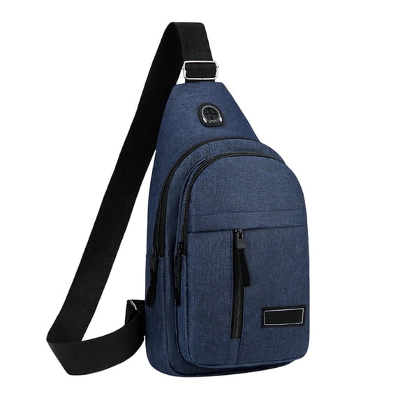 Japanese Style Versatile Chest Sling Bag,Multi Pocket Sports Organizer,Hands Free Crossbody Design,Sturdy Wear Resistant Fabric,Compact Lightweight Construction,Men Women Daily Leisure Essentials