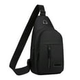 thumbnail image 1 of Japanese Style Versatile Chest Sling Bag,Multi Pocket Sports Organizer,Hands Free Crossbody Design,Sturdy Wear Resistant Fabric,Compact Lightweight Construction,Men Women Daily Leisure Essentials, 1 of 6