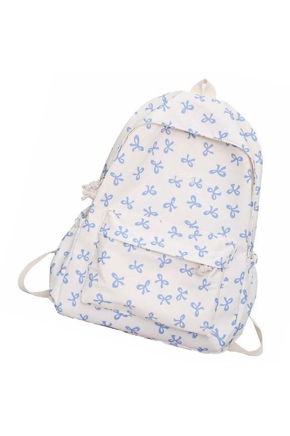 Japanese Styles Backpack Lovely Bows Backpack Student School Backpack Large Capacity Backpack Teens Travel Daypack