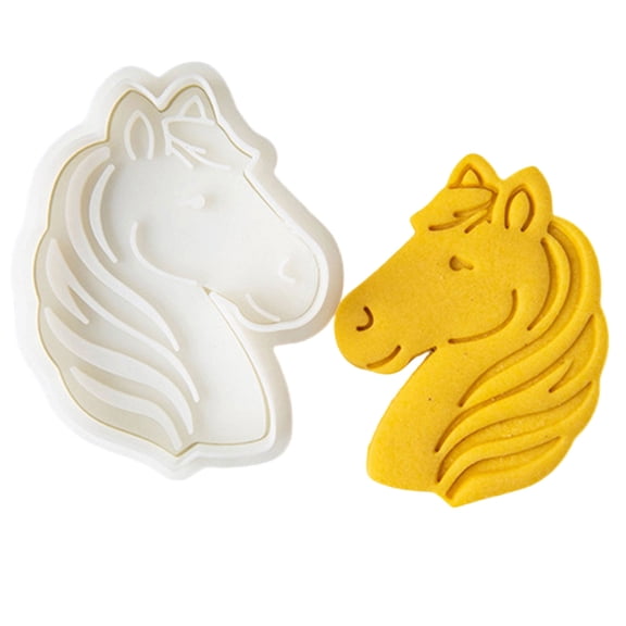 Japanese Styles Horse Cookie Molds Plastic Baking Cast For Baking Fun And Creative Diyer Biscuits Making Home Use