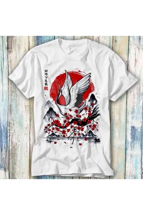 Japanese Swan Limited Edition Anime Manga T Shirt Meme Gift Top Tee Unisex 757